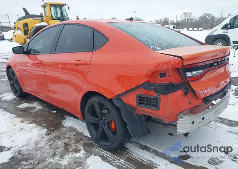 2015 Dodge Dart Sxt from USA, damaged, VIN 1C3CDFBB8FD411347